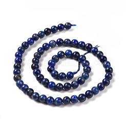Natürliche Lapislazuli Perlenstränge&nbsp;G-G953-03-6mm