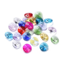 180 pz 12 colori birthstone charms charms in vetro&nbsp;RGLA-ZZ0001-01-8mm