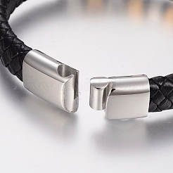 Geflochtenen Lederband Armbänder&nbsp;BJEW-H560-69