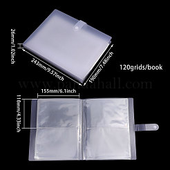 Album portafoto in plastica trasparente da 6 pollice&nbsp;AJEW-WH0696-614