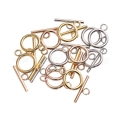 Placcatura ionica (ip) fermagli ad anello in acciaio inossidabile 304&nbsp;STAS-CJ0001-46