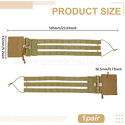 Ceinture de gilet tactique en nylon&nbsp;AJEW-WH0596-342B