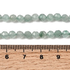 Chapelets de perles en jade africaine naturelle&nbsp;G-K366-C02-4mm