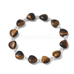 Stretcharmbänder mit natürlichen und synthetischen Edelsteinen sowie synthetischem Hämatit für Damen&nbsp;BJEW-JB13709