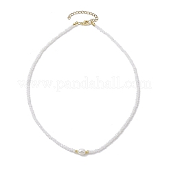 Glasperlen mit Perlenketten&nbsp;NJEW-JN04682-02