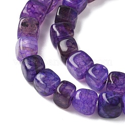 Chapelets de perles veines de dragon en agate naturelle&nbsp;G-G177-E21-01