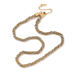 Colliers à chaîne en acier inoxydable 304 de 4 mm&nbsp;NJEW-Z095-01GP-01