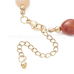 Armbänder aus natürlicher goldener Seide&nbsp;BJEW-JB12904-01