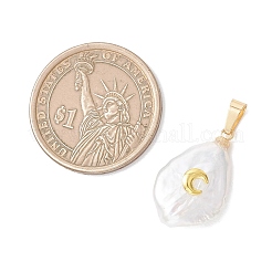 3 Stück 3 Stile barocke natürliche Keshi-Perlenanhänger&nbsp;PALLOY-JF04956