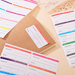 10 feuille d'autocollants en papier&nbsp;DIY-TADJ0001-18