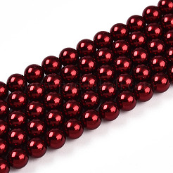 Peinture au four brins de perles de verre nacré&nbsp;HY-N002-5mm-A13