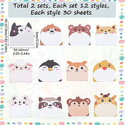 2 juego de blocs de notas adhesivas de papel&nbsp;DIY-SP0002-47E