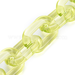 Handgefertigte transparente Acrylkabelketten&nbsp;AJEW-JB00563-04