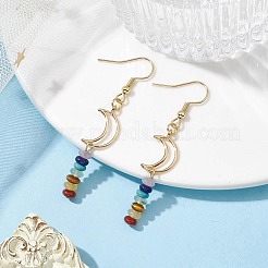 Orecchino pendente in acciaio inossidabile dorato 304&nbsp;EJEW-JE05673-02