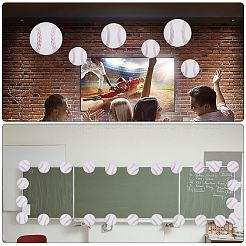30 tarjeta de béisbol de papel para decoraciones de fiestas.&nbsp;AJEW-CP0010-48