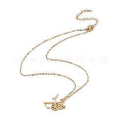 Lettre initiale avec collier pendentif papillon&nbsp;LS-NJEW-C026-01G-Z