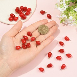 40 Stück Perlenanhänger aus ABS-Kunststoff in 2 Farben&nbsp;FIND-FS0005-19