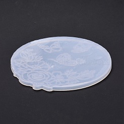 Flach rund mit Silikonformen für Blumen- und Schmetterlingstassen&nbsp;LS-DIY-M034-29
