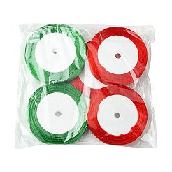 8 Rolle 2 Farben einseitiges Satinband&nbsp;OCOR-FS0001-09