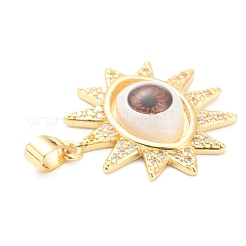 Pendentifs en laiton zircone&nbsp;ZIRC-J025-77G