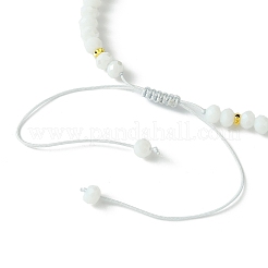 Bracciali di perline intrecciati con fili di nylon regolabili&nbsp;BJEW-JB05528-02