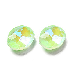Cabochons verre strass moka style fluo&nbsp;X-GGLA-M005-01A-214MK