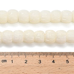 Perles sculptées en corail synthétique teinté&nbsp;BSHE-H114-01B