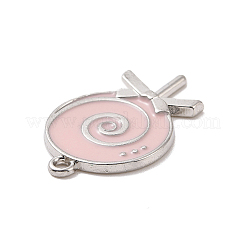 Pendentifs en émail d'alliage de placage de support de thème de noël&nbsp;PALLOY-O109-30P