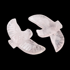 Grandi pendenti in quarzo rosa naturale intagliato&nbsp;G-A288-01I