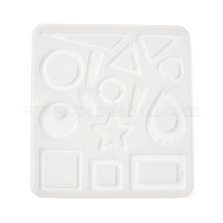 Stampi in silicone con ciondolo fai da te a forma di rombo&nbsp;DIY-G109-01A