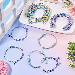 36 Stück 12 Farben Polycotton-Kordel zum Basteln von Armbändern&nbsp;BJEW-TAC0054