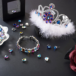 100 Stück 10 Farben Strass aufnähen&nbsp;DIY-CW0001-38