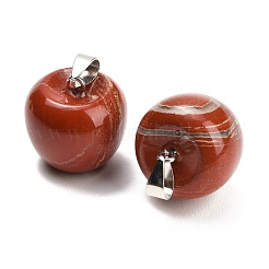 Pendentifs de jaspe rouge naturel&nbsp;GG-K002-15E