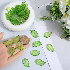 80pcs transparente Glasanhänger&nbsp;GLAA-SC0002-43A