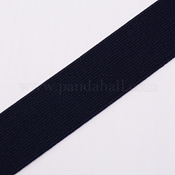 Banda elástica plana ultra ancha y gruesa, correas de costura accesorios de costura, azul medianoche, 30mm