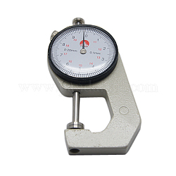 Portable Thickness Gauge, about 43mm wide, 90mm long, 15mm thick, Max Value
: 2mm, Min Value: 0.1mm