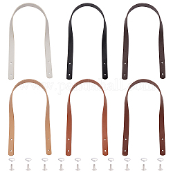 CHGCRAFT 6 colors PU Leather Bag Straps Leather Shoulder Strap Purse Strap Replacement for Handmade Bag Purse Crossbody Bag Making Crafting