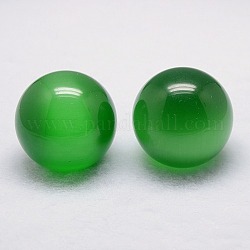Cat Eye Display Decoration, Sphere Ball Beads for Home Decoration, Green, 58~60mm