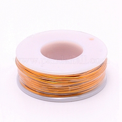 Матовый круглый алюминиевый провод, с катушкой, оранжевые, 15 датчик, 1.5 мм, 10 м / рулон