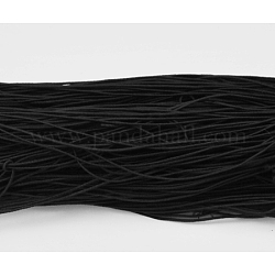 Эластичный шнур, чёрные, Около 1 мм тольщиной, около 25.15~27.34 ярда (23~25 м) / пачка