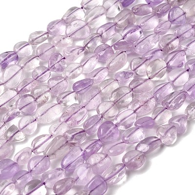 Natürlichen Amethyst Perlen Stränge&nbsp;G-D324-01-1