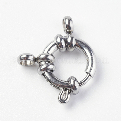 Fermagli ad anello a molla con superficie liscia in acciaio inossidabile 304 anti-appannamento&nbsp;STAS-E143-02A-P-1