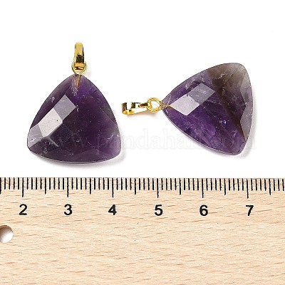 Natürlichen Amethyst Edelsteinanhänger&nbsp;G-L614-D04-G01-1