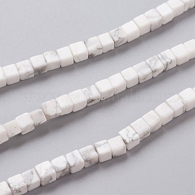 Chapelets de perles en howlite naturelle&nbsp;G-F631-K11-1
