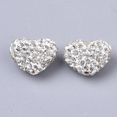 Polymer Ton Strass Perlen&nbsp;RB-S055-26A-03-1