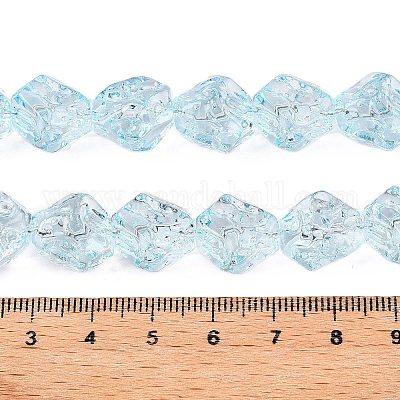 Chapelets de perles en verre électroplaqué&nbsp;EGLA-N012-08H-1