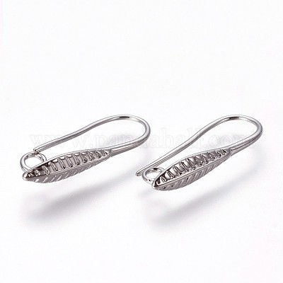 Ganci di orecchini in ottone&nbsp;KK-L177-26P-1