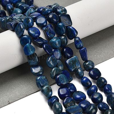 Chapelets de perles en lapis-lazuli naturel&nbsp;G-P497-01E-03B-1
