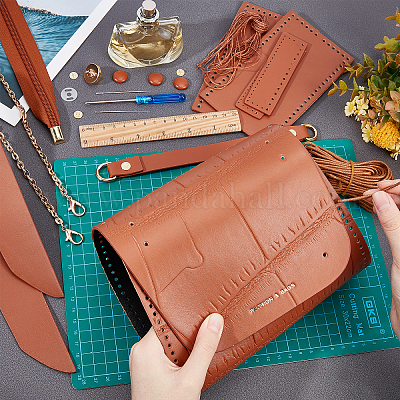 1Set DIY Handbag Bag Stencil Kraft Paper Template Leather Craft