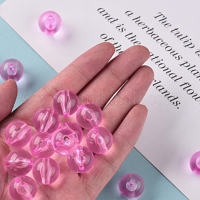 Perles en acrylique transparente&nbsp;MACR-S370-A16mm-708-1